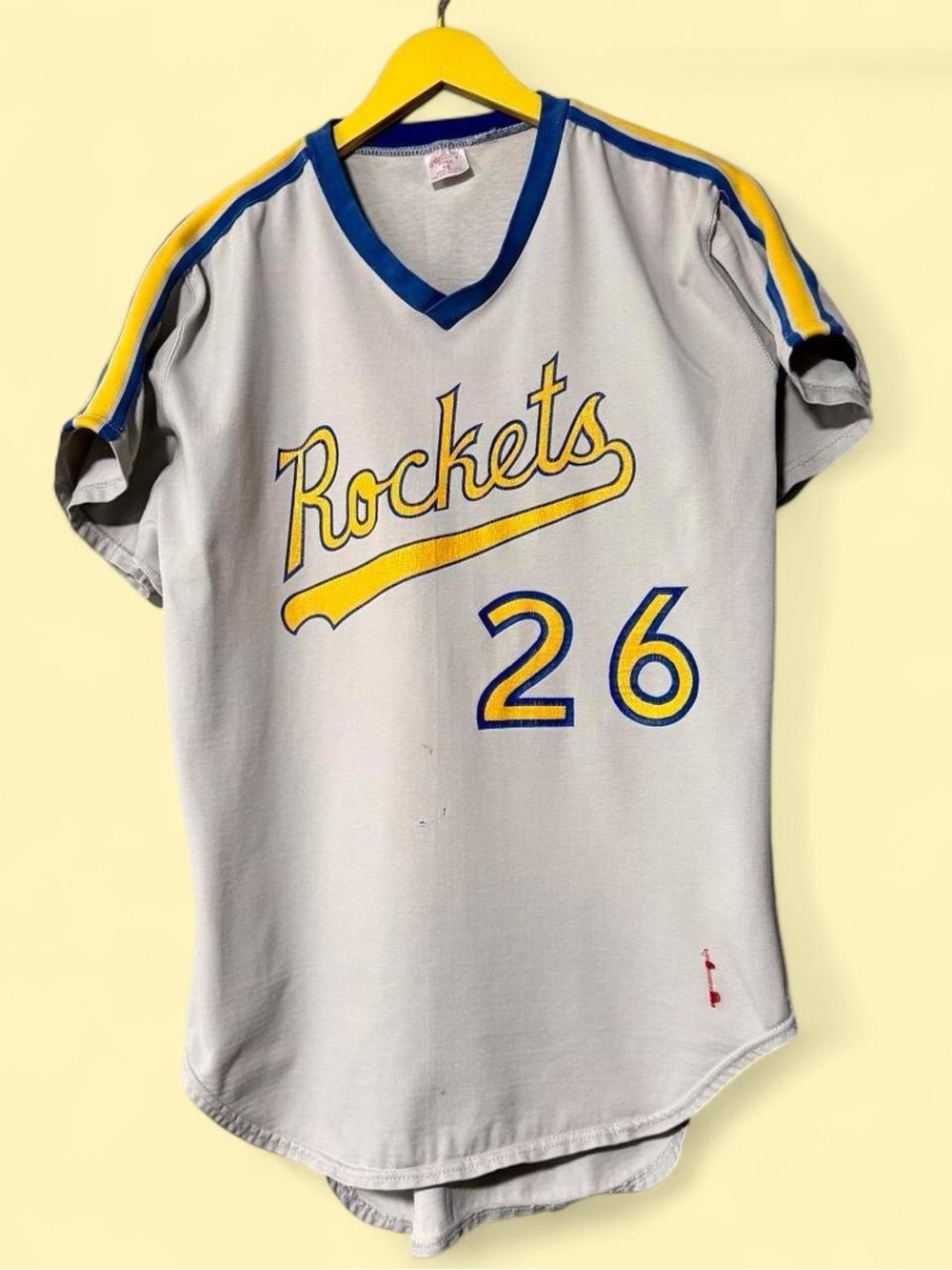 Vintage 80s Rawlings Rockets Jersey | Made in USA | Size 46 /Large